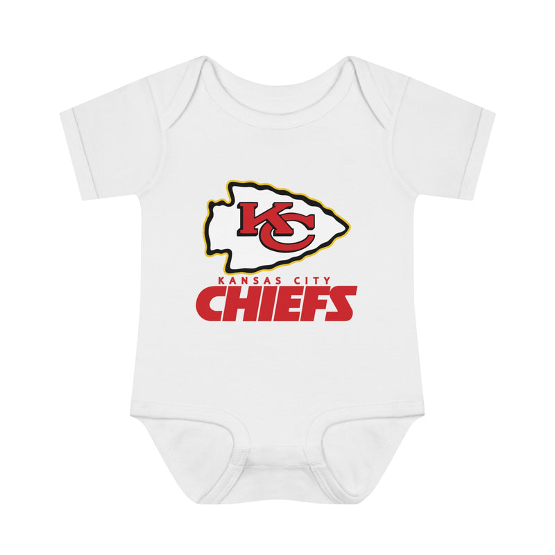 Kansas City Chiefs Short Sleeve Baby Romper