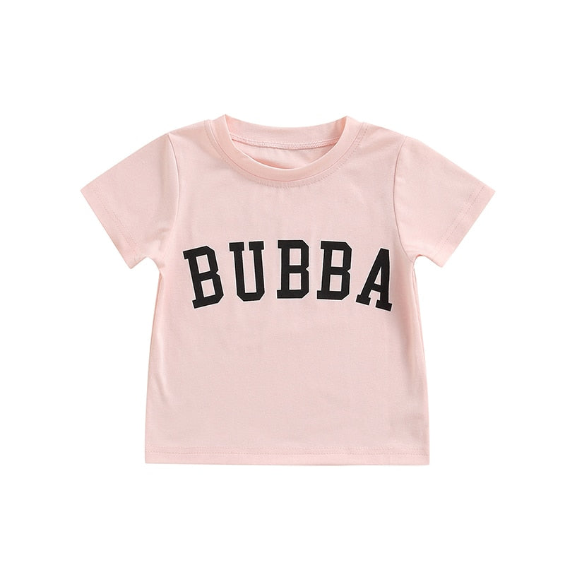 Bubba Toddler Fashion Tee - Bubba Kids Blush Pink / 2T