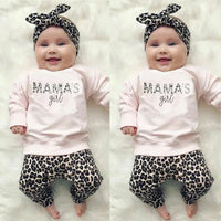 Mama's Girl 3 Piece Cheetah Jogger Set