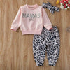 Mama's Girl 3 Piece Cheetah Jogger Set