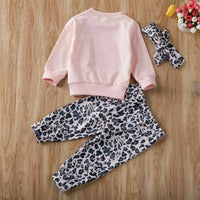 Mama's Girl 3 Piece Cheetah Jogger Set