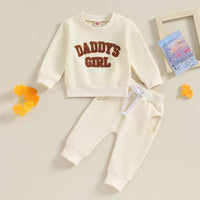 Daddy's Girl Jogger Sweatshirt Set