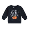 Mr. Steal Your Pumpkin Crewneck - Bubba Kids Black / 6M