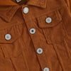 Long Sleeve Button Pocket Hooded Jacket