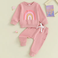 Rainbow Sweater & Pants Set