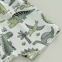 Dinosaur/Sun/Cattle Print Shorts Set - Bubba Kids