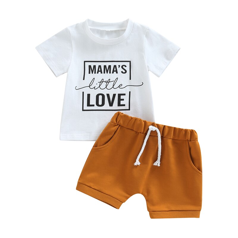 Summer Short Sleeve Set - Bubba Kids Mama's Little Love / 6M