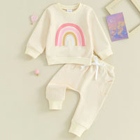 Rainbow Sweater & Pants Set