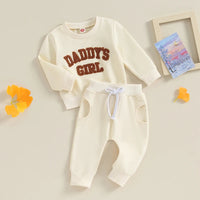 Daddy's Girl Jogger Sweatshirt Set