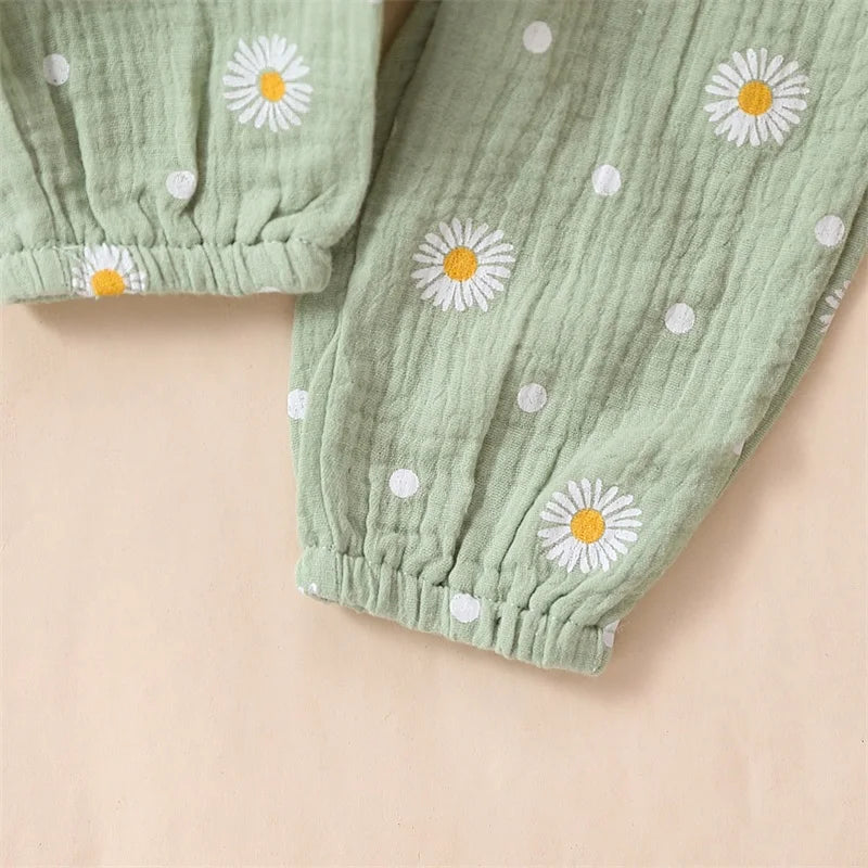 Daisy Print Set with Headband