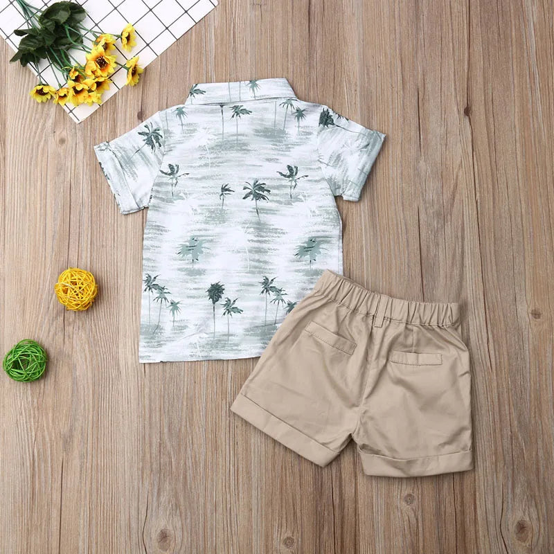 Cool Summer Shirt & Shorts Set