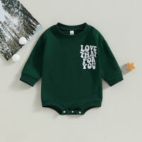 Fall "Love That For You" Romper - Bubba Kids