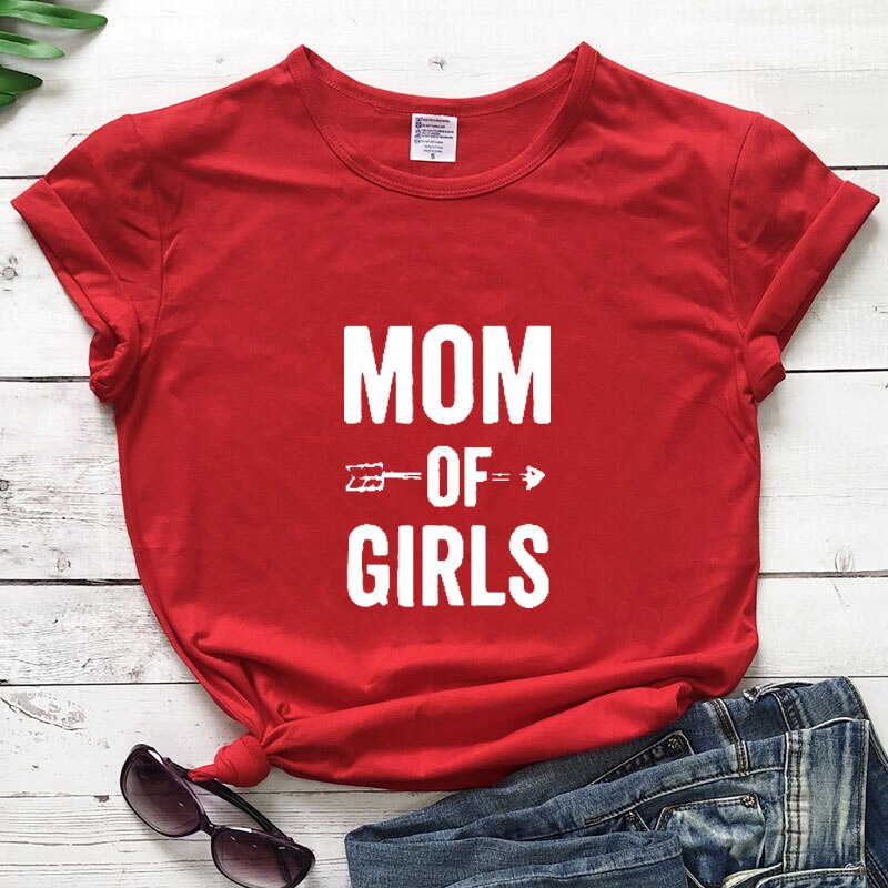 Girl Mom - Bubba Kids Red / S