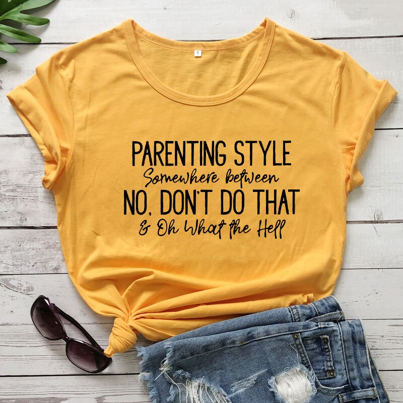 Parenting Style Tee - Bubba Kids Yellow / S