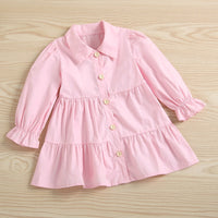 April Long Sleeve Dress with Vest - Bubba Kids