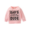 Dad's Little Dude Top - Bubba Kids pink / 3M