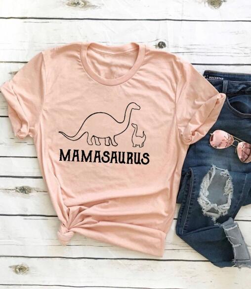 Mamasaurus Tee - Bubba Kids Peach / S