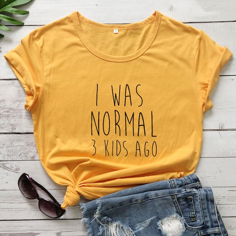 I Was Normal 3 Kids Ago - Bubba Kids Yellow / S