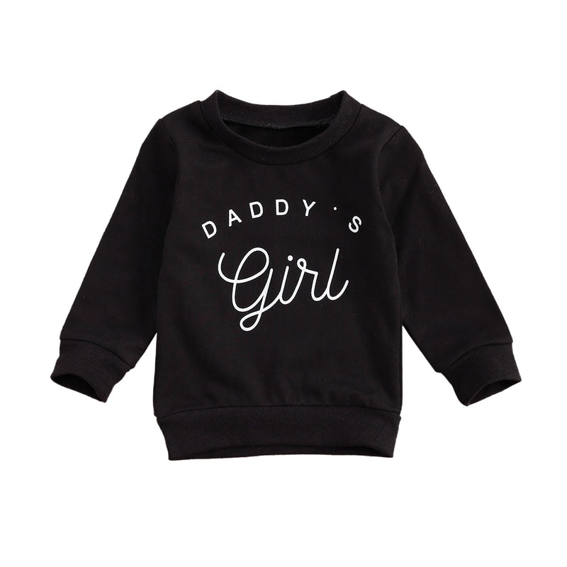 Daddy's Girl Long Sleeve Top - Bubba Kids black / 2T