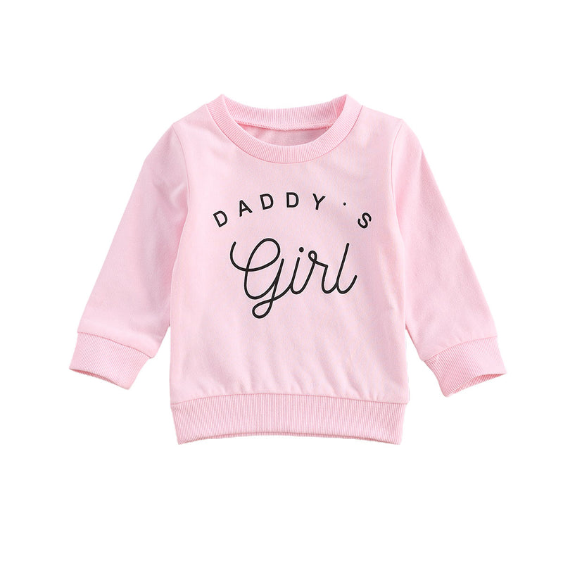 Daddy's Girl Long Sleeve Top - Bubba Kids pink / 2T