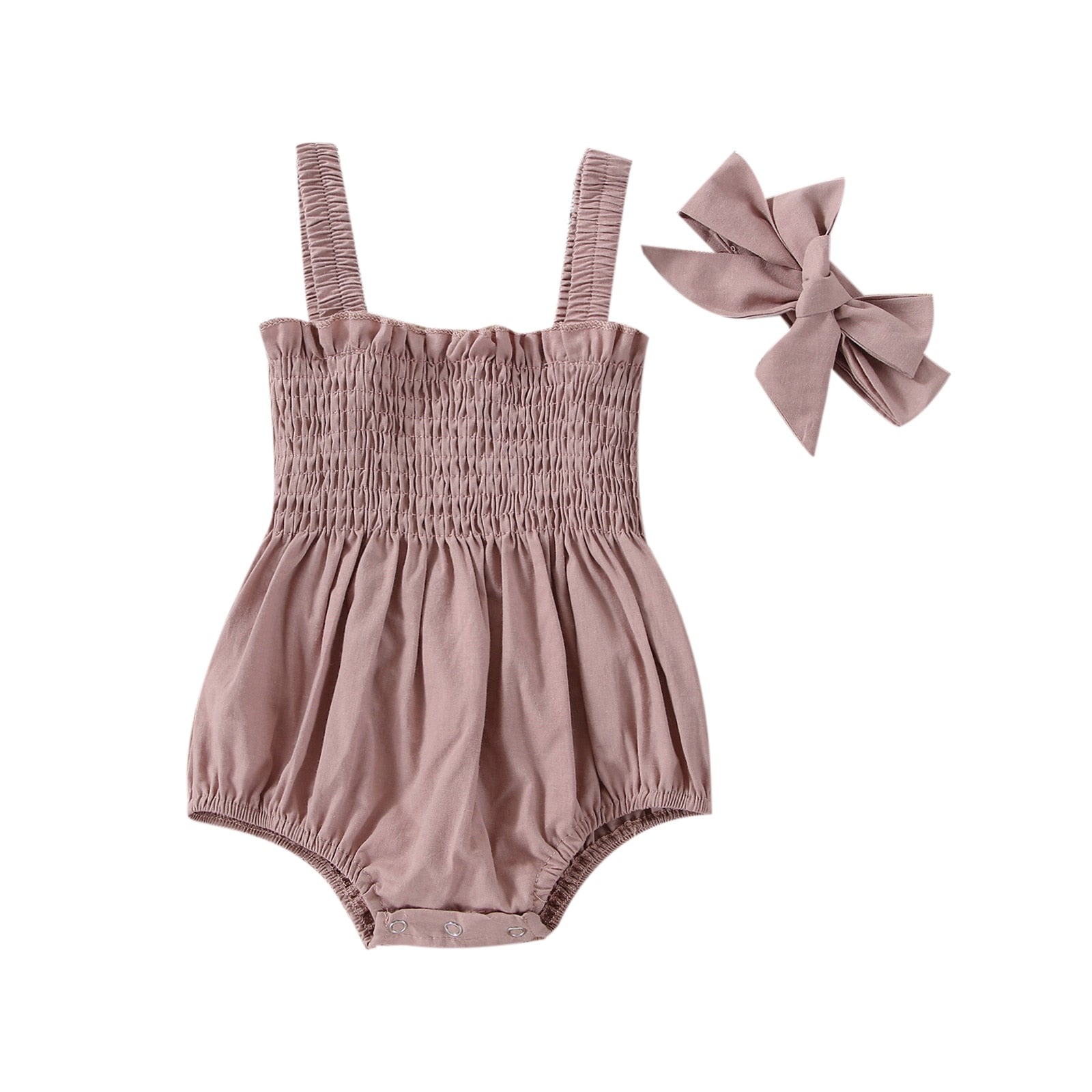 Fairy Romper - Bubba Kids pink / 3M