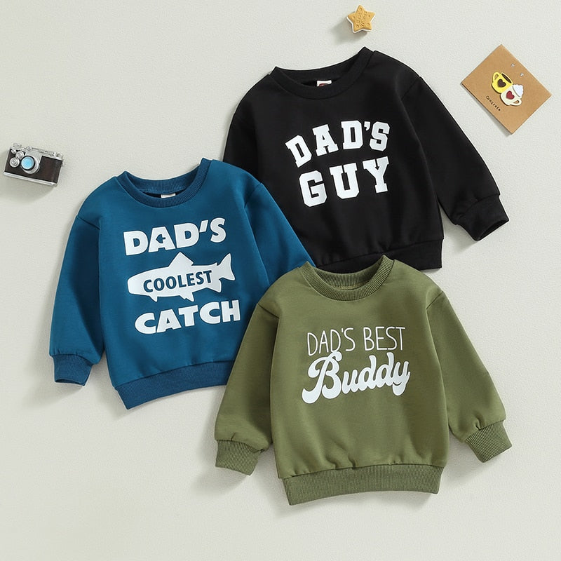 Daddy's Boy Sweatshirt - Bubba Kids