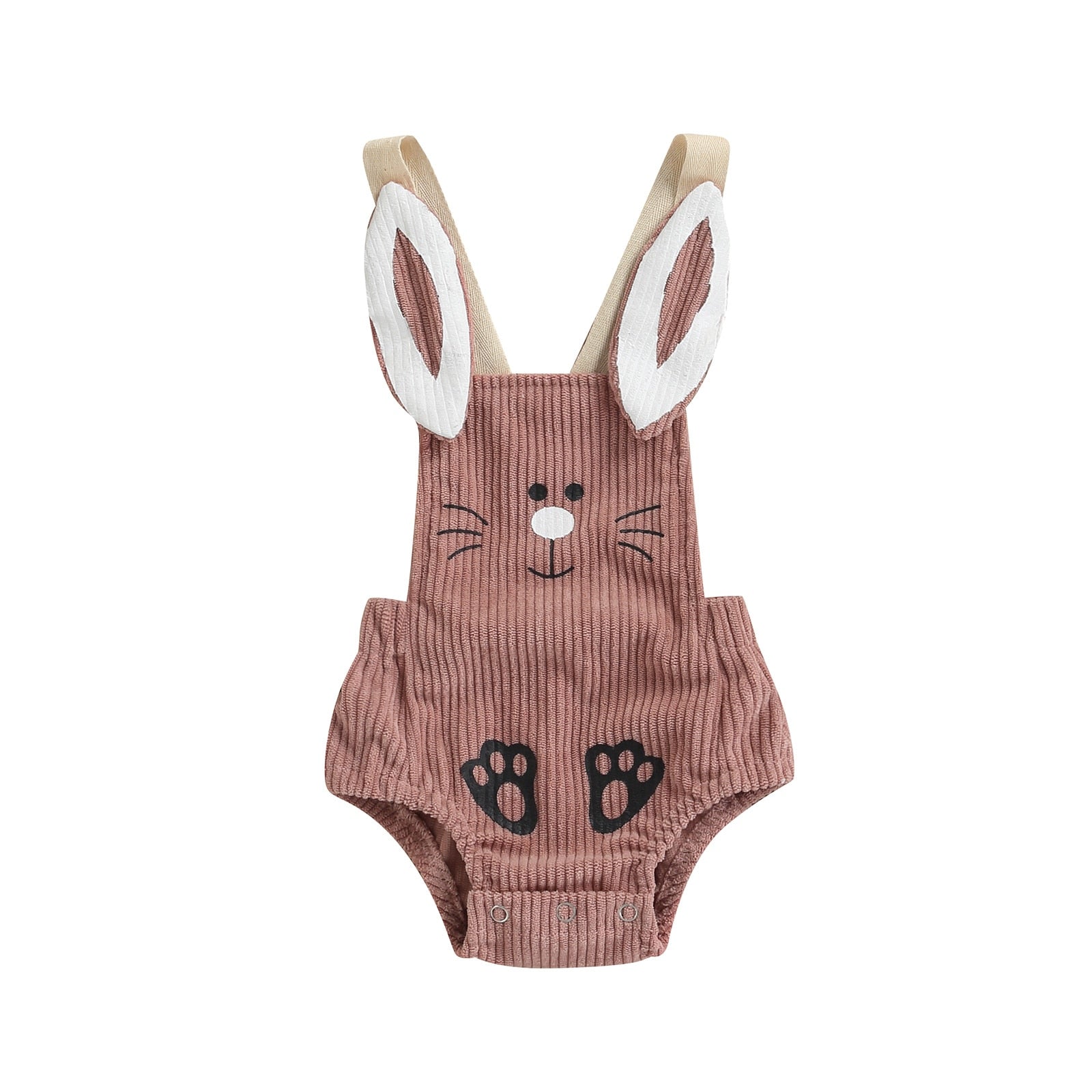 Fun Bunny Romper - Bubba Kids pink / 3M