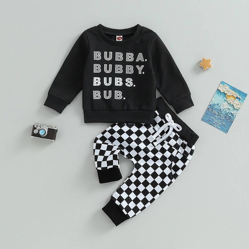 Bubba Checkered Set - Bubba Kids