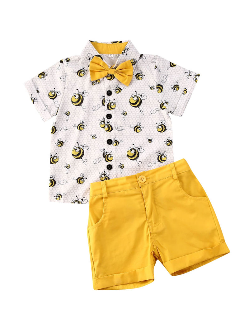 Bumblebee Boys Summer Set - Bubba Kids 2T / Cotton