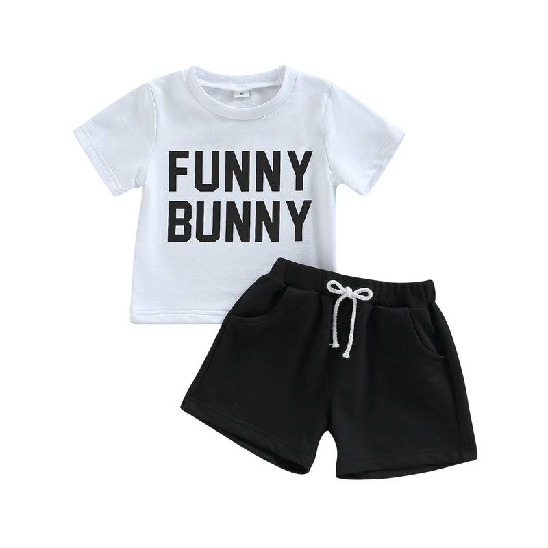 Funny Bunny Set - Bubba Kids white / 3T