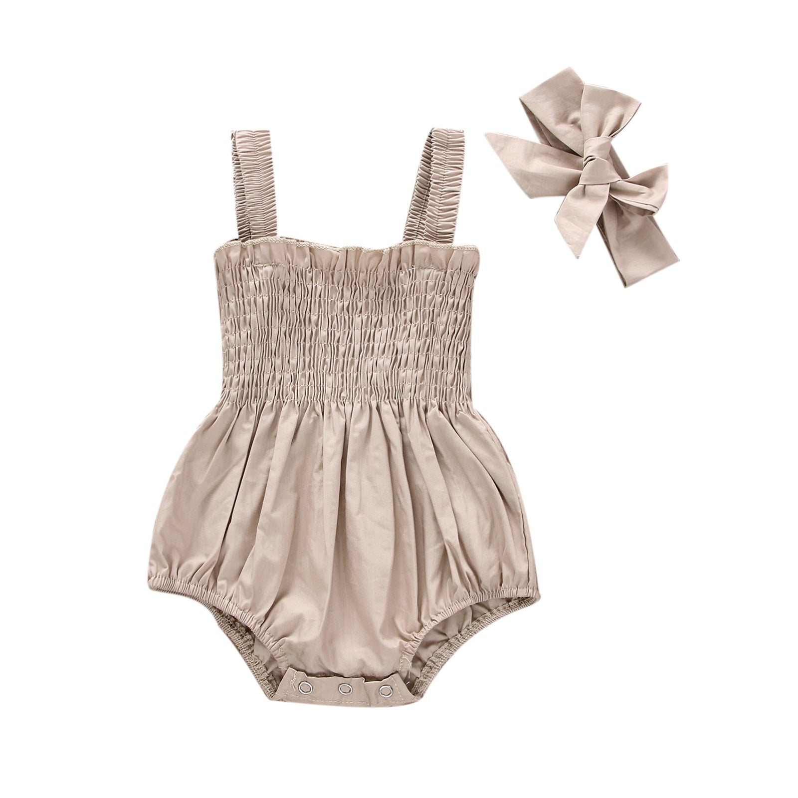 Fairy Romper - Bubba Kids khaki / 3M