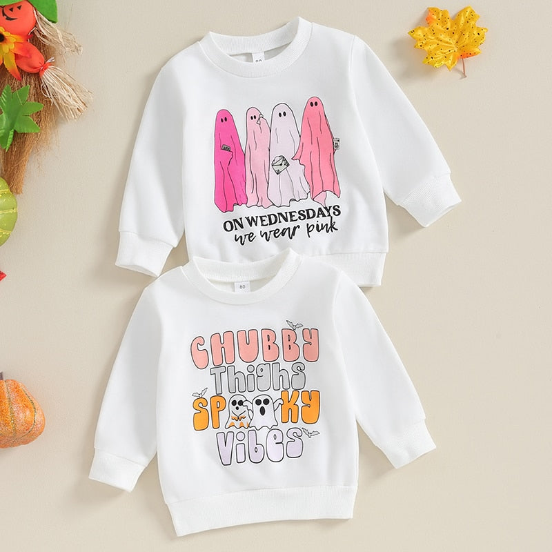 Spooky Ghost Sweatshirt - Bubba Kids